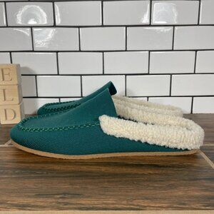 Rothys The Scuff Shoes Womens Size 10 Holly Green Wool Blend Comfort Slippers